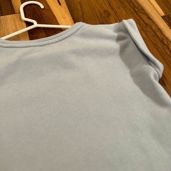 GAP. Size S (6-7). Blue sequin silver/white heart tunic sweater dress - Picture 7 of 8